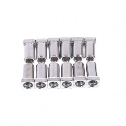 PEARL S-61/12 NOTTOLINO METALLICO FILETTATO PER BLOCCHETTI CF-12 PZ