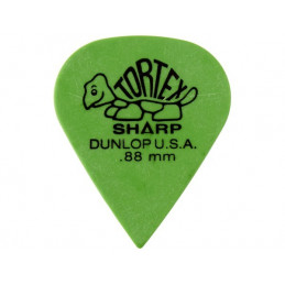 DUNLOP 412R TORTEX SHARP PLETTRO GREEN 0,88MM