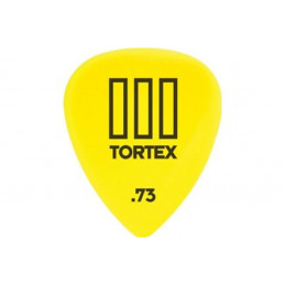 DUNLOP 462R73 PLETTRO TORTEX T-III YELLOW
