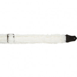 GET'M GET'M TRACOLLA FAUX FUR WHITE