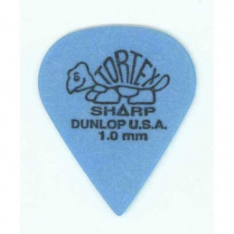 DUNLOP 412R TORTEX SHARP PLETTRO BLUE 1,00MM