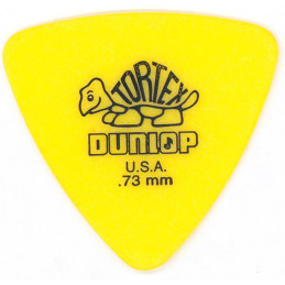 DUNLOP TORTEX TRIANGLE YELLOW - 0.73