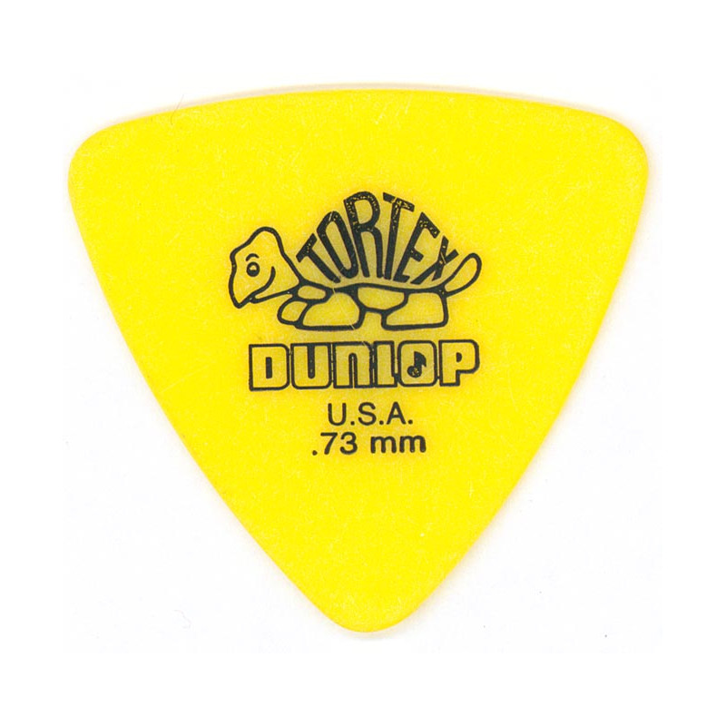 DUNLOP TORTEX TRIANGLE YELLOW - 0.73