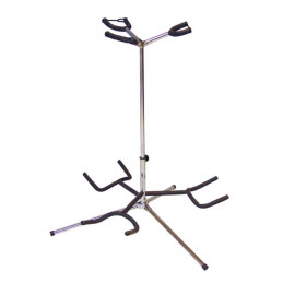 DIMAVERY GS3 SUPPORTO PER 3 CHITARRE/BASSI - CROMATO