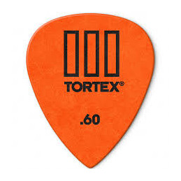 DUNLOP 462R60 PLETTRO TORTEX T-III ORANGE