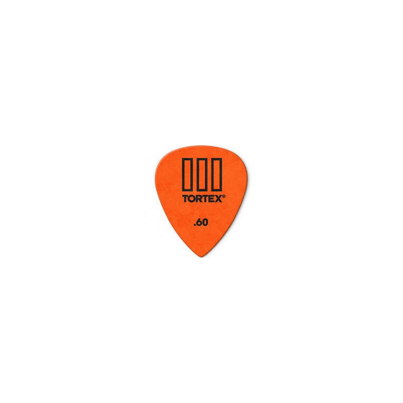 DUNLOP 462R60 PLETTRO TORTEX T-III ORANGE
