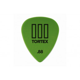 DUNLOP 462R88 PLETTRO TORTEX T-III GREEN