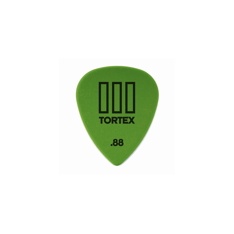 DUNLOP 462R88 PLETTRO TORTEX T-III GREEN