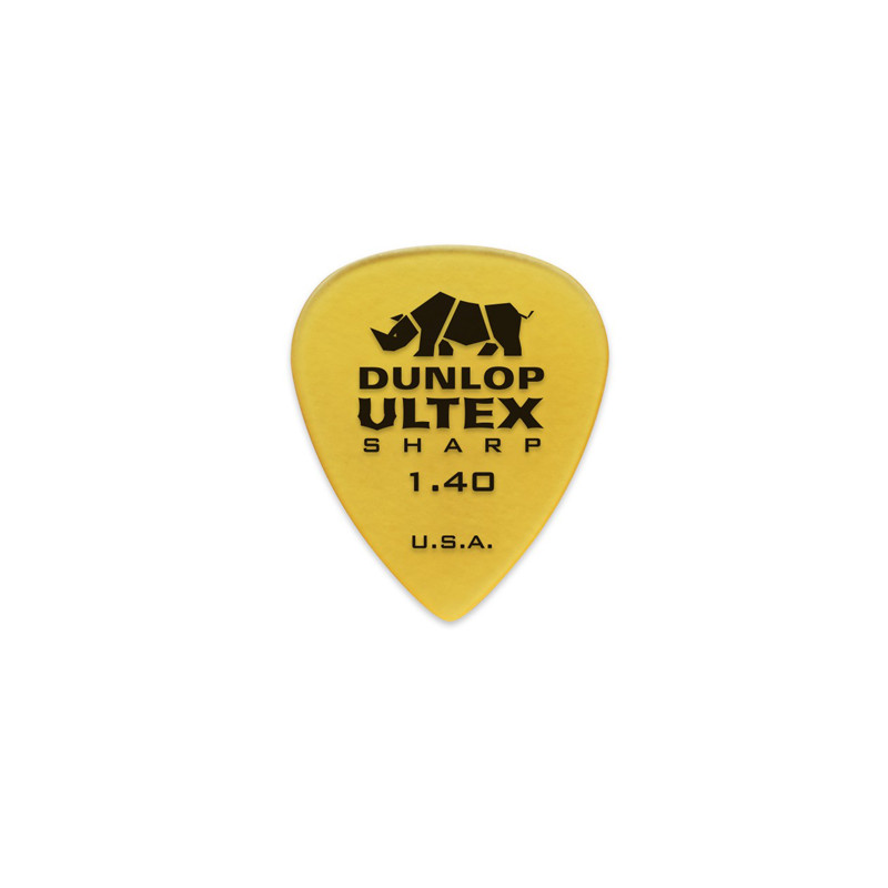 DUNLOP 433R14 ULTEX SHARP PLETTRO YELLOW 1,4MM