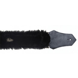 GET'M GET'M TRACOLLA BLACK FAUX FUR