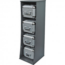 SEFOUR VINYL STORAGE UNIT RS 300 - DARK GREY