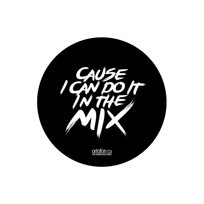 ORTOFON SLIPMAT MIX CAUSE I CAN DO IT IN THE MIX - PANNO ANTISTATICO PER GIRADISCHI