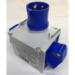 PROEL SDC885 ADATTATORE SPINA CEE 16A 2P+T -- 2 PRESA CEE 16A 2P+T