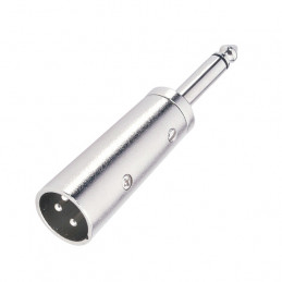 MB AT300 ADATTATORE XLR MASCHIO / JACK MONO MASCHIO 6,3 MM