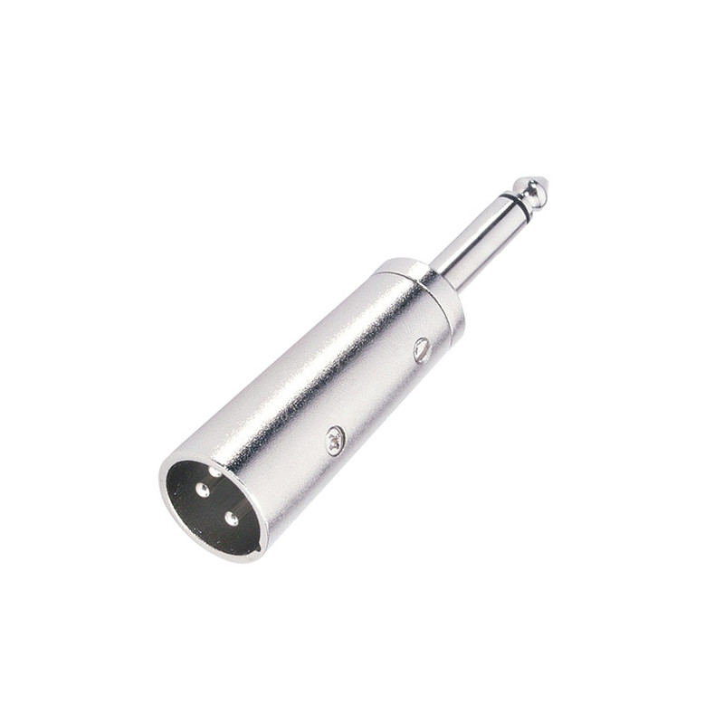MB AT300 ADATTATORE XLR MASCHIO / JACK MONO MASCHIO 6,3 MM