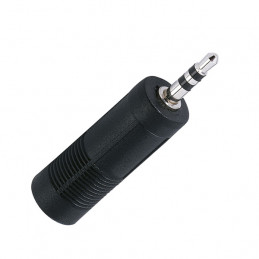 MB AT120 ADATTATORE JACK STEREO FEMMINA DA 6,3 MM / JACK STEREO MASCHIO DA 3,5 MM