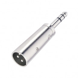MB AT300 ADATTATORE XLR MASCHIO / JACK STEREO MASCHIO 6,3 MM