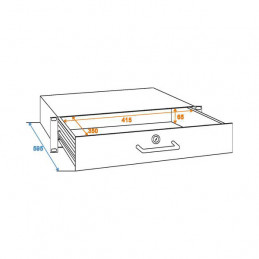 OMNITRONIC CASSETTO RACK 2U
