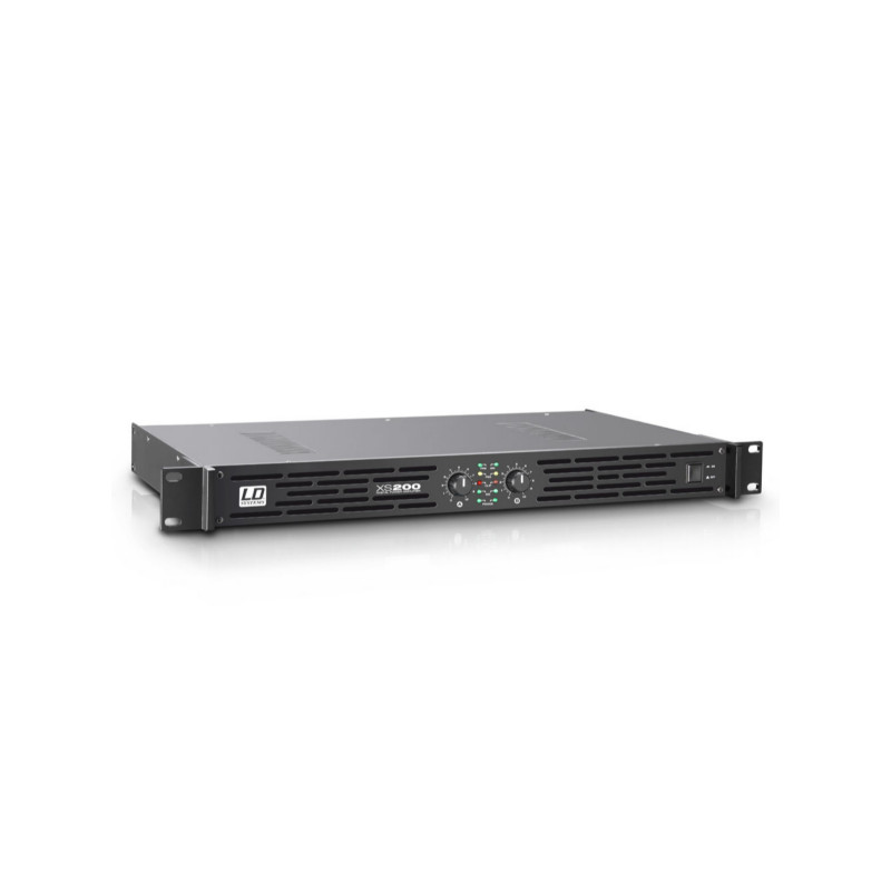 LD SYSTEMS XS200 FINALE CLASSE-D  2 X 100 WATTS / 4 OHM