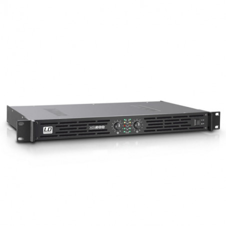 LD SYSTEMS XS200 FINALE CLASSE-D  2 X 100 WATTS / 4 OHM