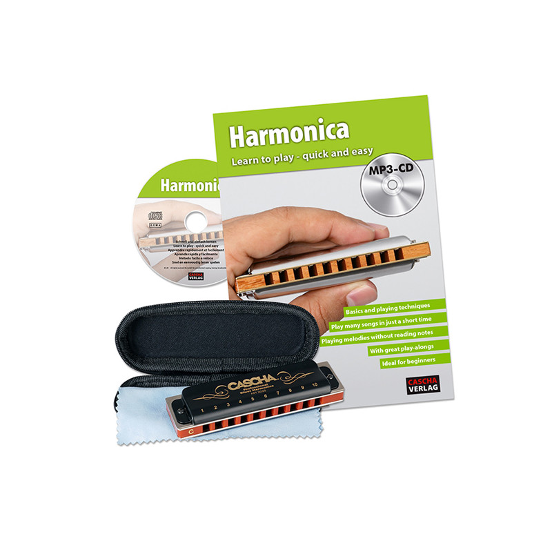 CASCHA HH1610IT PROFESSIONAL BLUES HARMONICA SET