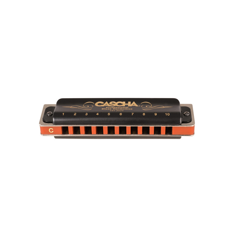 CASCHA PROFESSIONAL BLUES HARMONICA IN C DIATONIC BLACK
