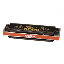 CASCHA PROFESSIONAL BLUES HARMONICA IN C DIATONIC BLACK