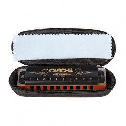 CASCHA PROFESSIONAL BLUES HARMONICA IN C DIATONIC BLACK