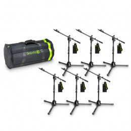 GRAVITY KIT DI 6 ASTE MICROFONICHE NANE CON BORSA