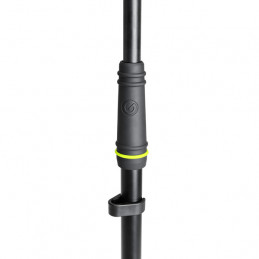 GRAVITY MS4321B ASTA MICROFONICA CON TREPPIEDE CON BASE RIPIEGABILE E PORTAMICROFONO A 2 PUNTI
