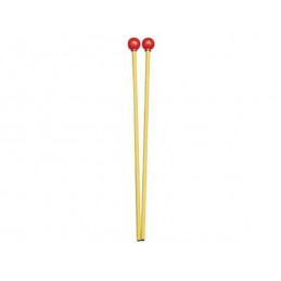 ANGEL AML-51/P COPPIA BATTENTI XILOFONO PUNTA IN GOMMA ROSSA