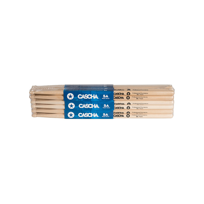 CASCHA HH2039 PROFESSIONAL DRUMSTICKS 5A MAPLE 12 PAIR