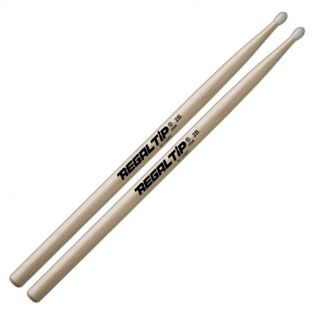 REGAL TIP 2BN COPPIA BACCHETTE HICKORY - PUNTA NYLON