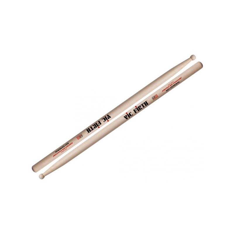 VIC FIRTH ACM-SD1 COPPIA BACCHETTE ACERO PUNTA LEGNO
