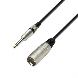 ADAM HALL K3MMP0600 CAVO AUDIO XLR-MV / JACK 6,3 MONO  6 MT