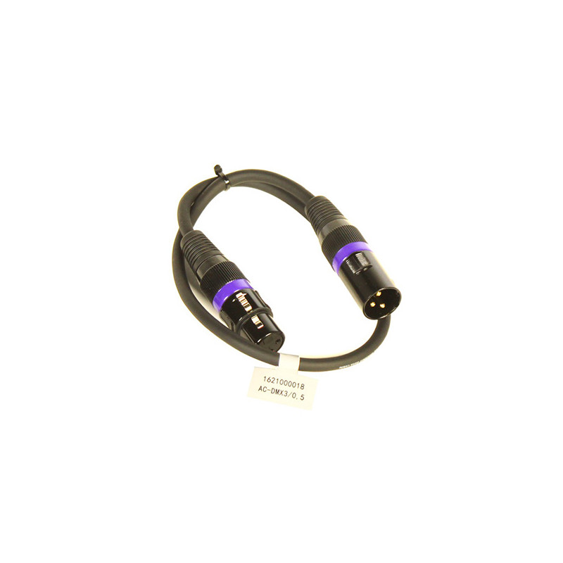 ACCU-CABLE ACDMX305 CABLE DMX  XLRM 3P / XLRF 3P  0,5M