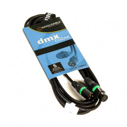 ACCU-CABLE ACDMX35 CABLE DMX  XLRM 3P / XLRF 3P  5M