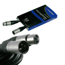 ACCU-CABLE PRO XLR3 M/F 0,5 M