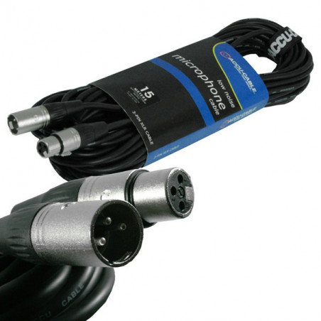ACCU-CABLE PRO XLR3 M/F CAVO MICROFONO - 15m