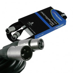 ACCU-CABLE PRO XLR3 M/F 3M