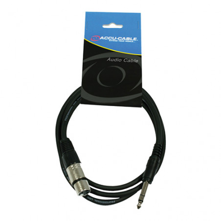 ACCU-CABLE AC-XF-J6S/1,5 XLR FEMALE/6,3 JACK STEREO