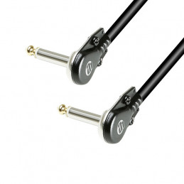 ADAM HALL K4IRR0600FL CAVO STRUMENTI CON CONNETTORI ANGOLARI MONO ULTRAPIATTI DA 6,35 MM 6 M