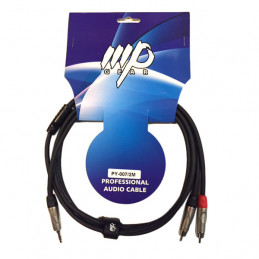 MPGEAR PY-007 CAVO AUDIO JACK 3,5 STEREO / 2 X RCA MASCHIO 2 M