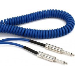 PLANET WAVES PW-CDG-30BU CAVO JACK PER STRUMENTI A SPIRALE FINO A 9 MT