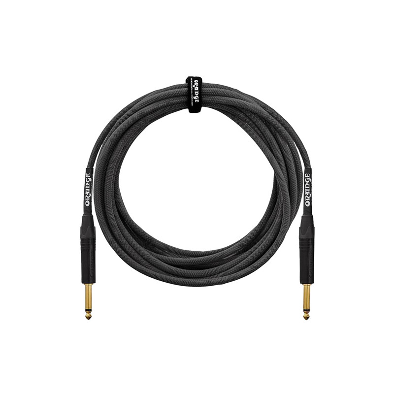 ORANGE CAVO STRUMENTALE JACK 6.3 MONO / JACK 6.3 MONO BLACK 3M