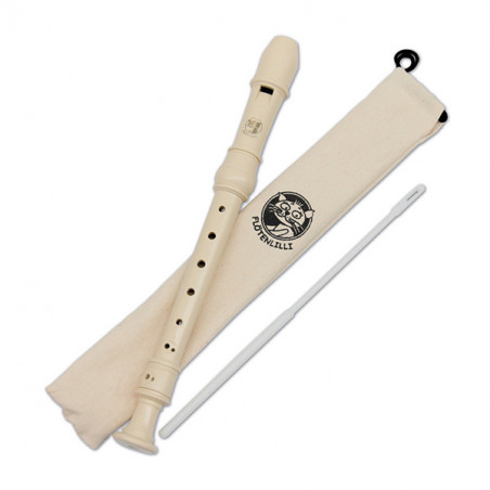 CASCHA EH-3908 FLAUTO SOPRANO IN ABS DITEGGIATURA TEDESCA IVORY