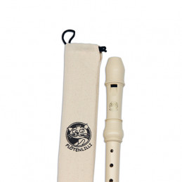 CASCHA EH3909 FLAUTO SOPRANO IN ABS DITEGGIATURA BAROCCA IVORY