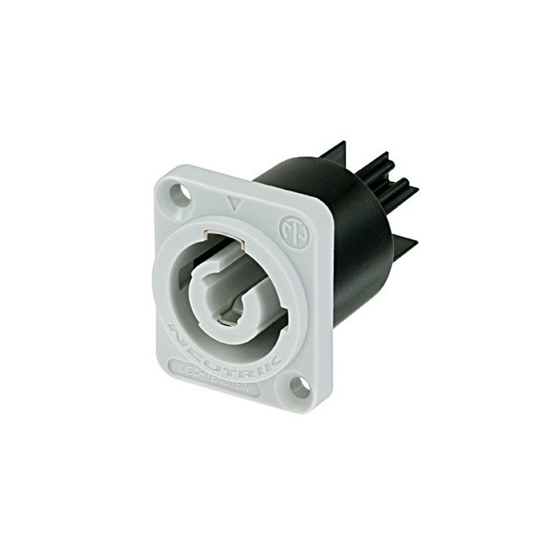 NEUTRIK NAC3MPB CONNETTORE DA PANNELLO POWERCON 16 A GRIGIO