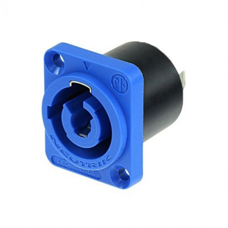 NEUTRIK NAC3MPA CONNETTORE DA PANNELLO POWERCON 16 A BLU