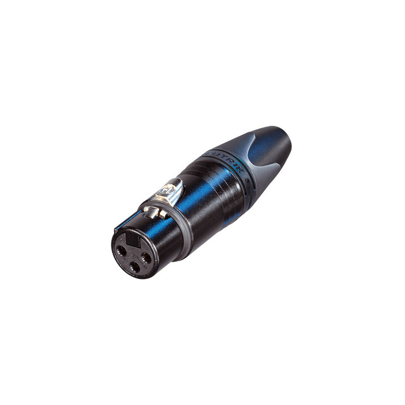 NEUTRIK NC3FXX-B CONNETTORE XLR FEMMINA VOLANTE